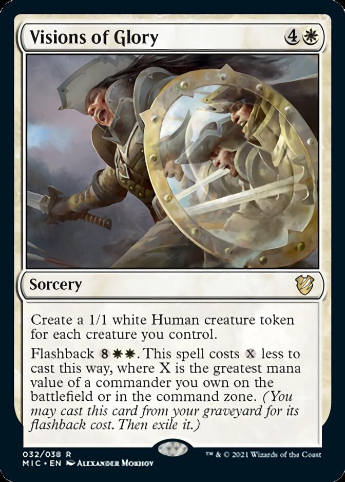 Visions of Glory [Innistrad: Midnight Hunt Commander] | Good Games Adelaide SA