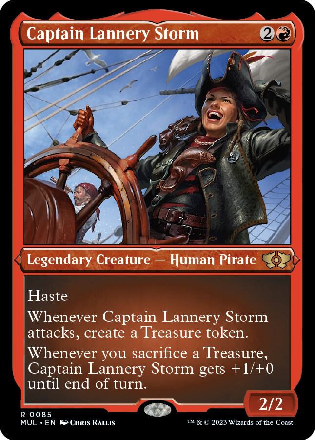 Captain Lannery Storm 85 (March of the Machine: Multiverse Legends)  - Etched Foil | Good Games Adelaide SA