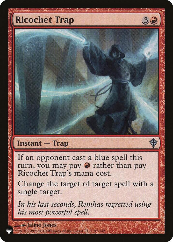 Ricochet Trap 87/145 (The List Reprints)  | Good Games Adelaide SA