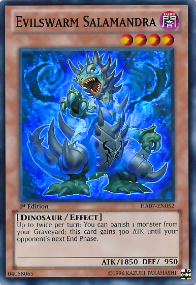 Evilswarm Salamandra [HA07-EN052] Super Rare | Good Games Adelaide SA