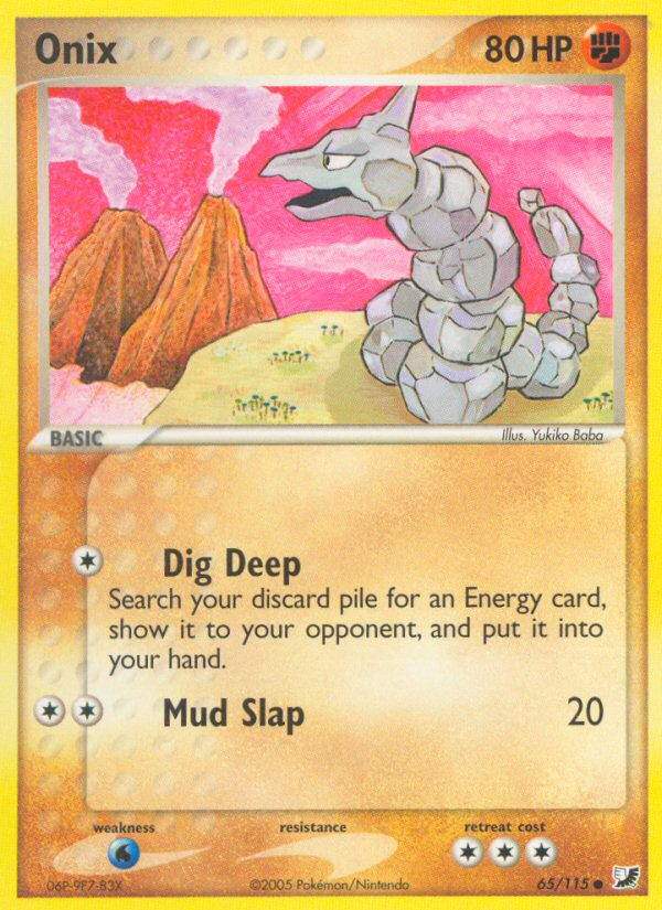Onix (65/115) [EX: Unseen Forces] | Good Games Adelaide SA