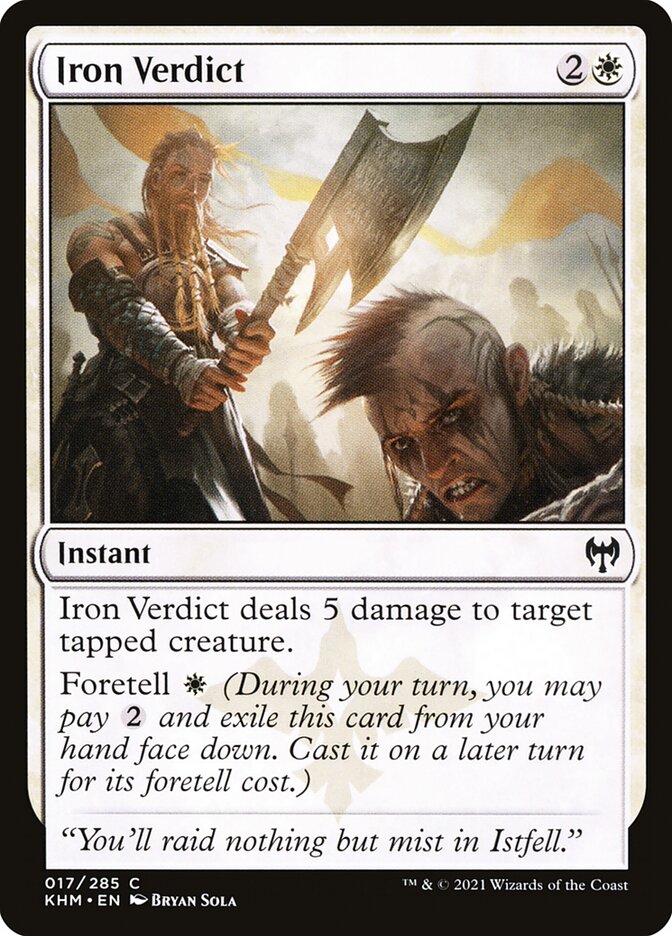 Iron Verdict 17 (Kaldheim)  - Foil | Good Games Adelaide SA