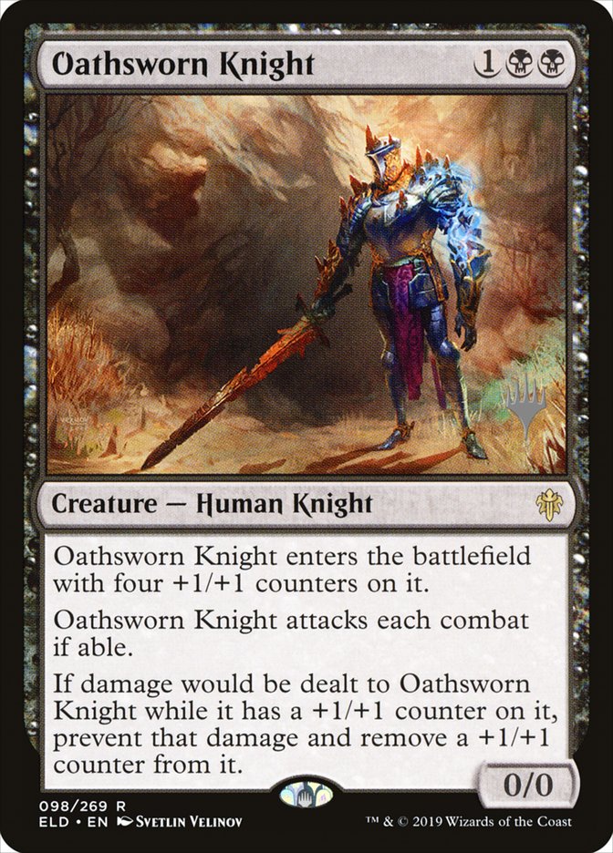 Oathsworn Knight (Promo Pack) [Throne of Eldraine Promos] | Good Games Adelaide SA