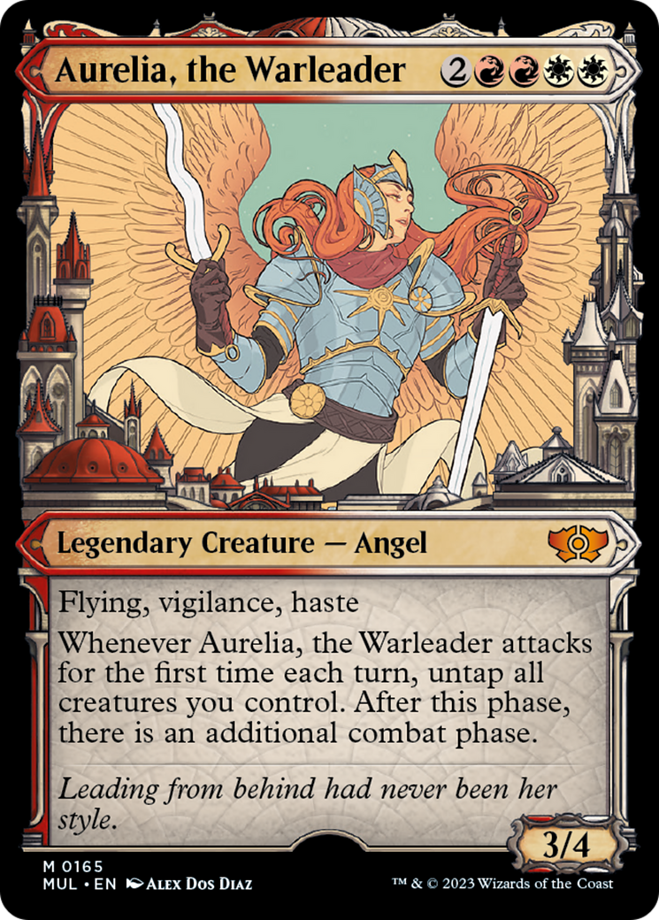 Aurelia, the Warleader (Halo Foil) [Multiverse Legends] | Good Games Adelaide SA