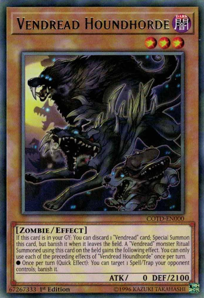Vendread Houndhorde [COTD-EN000] Rare | Good Games Adelaide SA