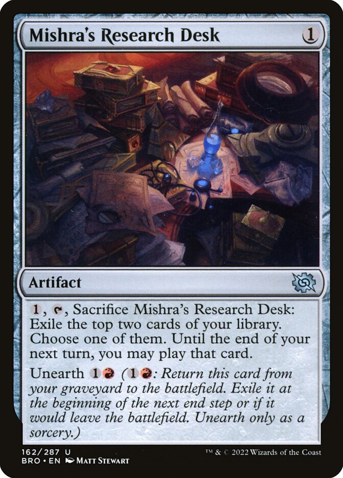 Mishra's Research Desk 162 (The Brothers' War)  | Good Games Adelaide SA