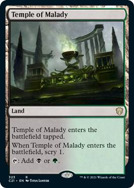 Temple of Malady 323 (Commander 2021)  | Good Games Adelaide SA