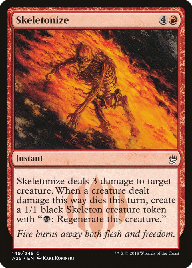 Skeletonize 149 (Masters 25)  - Foil | Good Games Adelaide SA