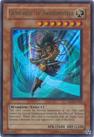 Gearfried the Swordmaster [DR3-EN142] Ultra Rare | Good Games Adelaide SA