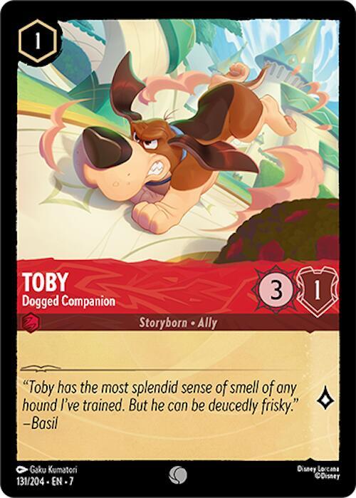 Toby Dogged Companion 131/204 (Archazia's Island)  - Cold Foil | Good Games Adelaide SA