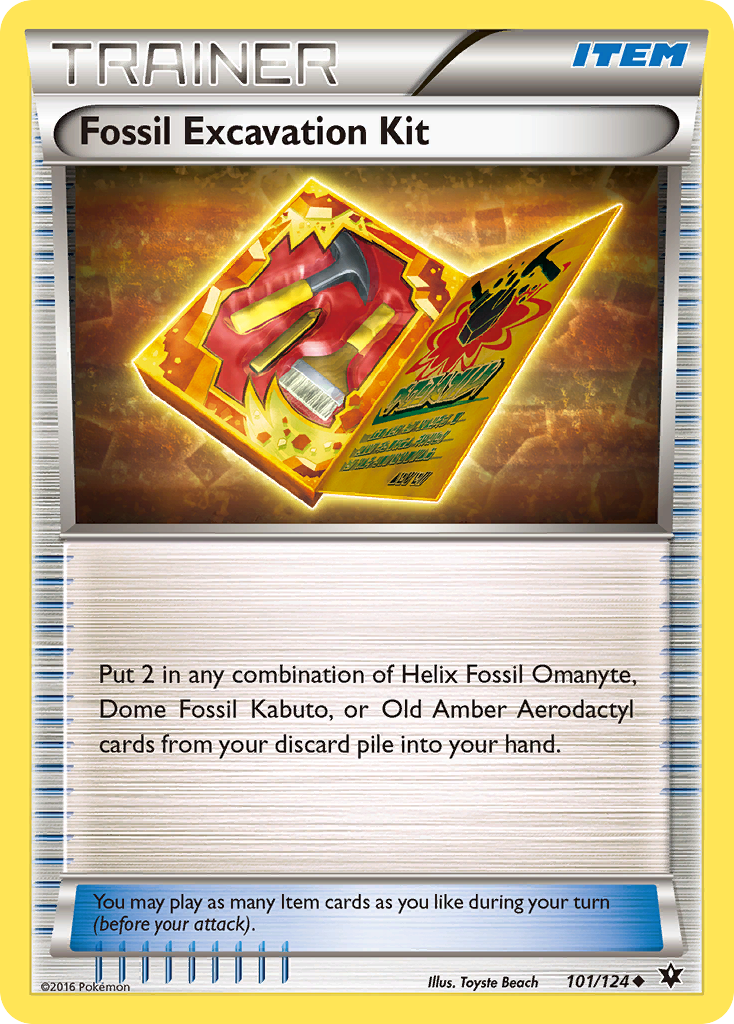 Fossil Excavation Kit (101/124) [XY: Fates Collide] | Good Games Adelaide SA
