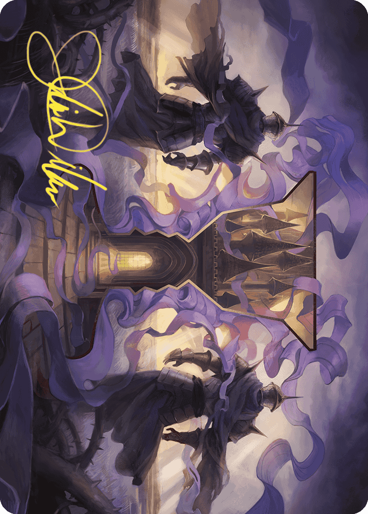 Court of Locthwain Art Card (Gold-Stamped Signature) [Wilds of Eldraine Art Series] | Good Games Adelaide SA