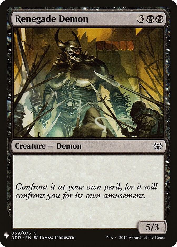 Renegade Demon 59 (The List Reprints)  | Good Games Adelaide SA