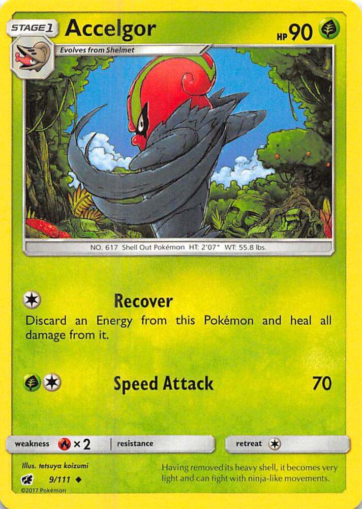 Accelgor 9/111 (SM - Crimson Invasion)  | Good Games Adelaide SA