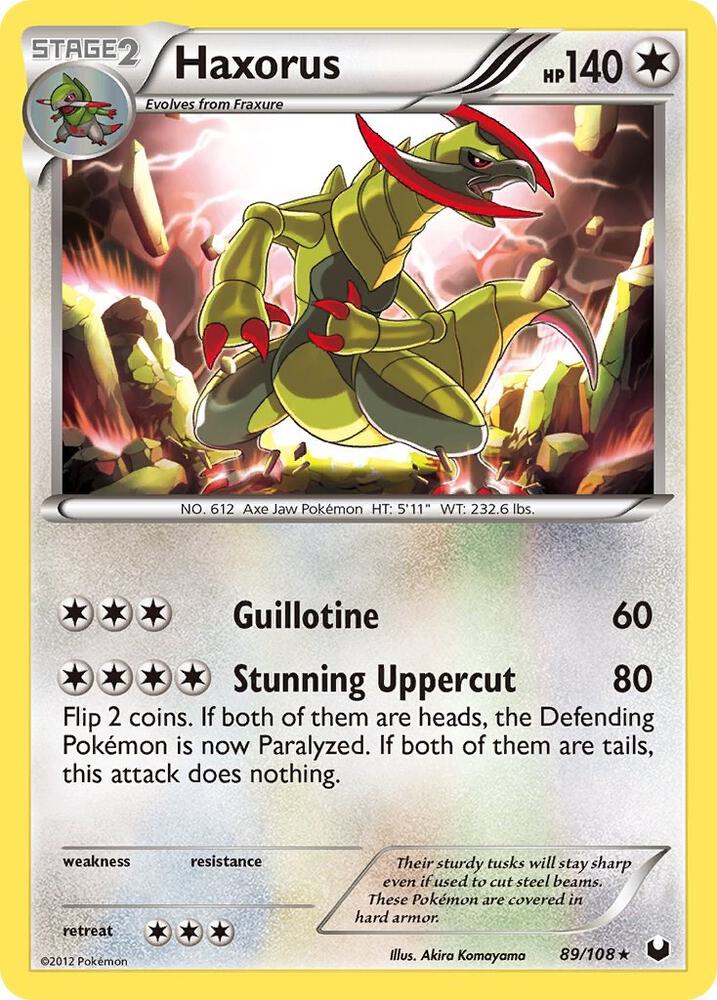 Haxorus 89/108 (Dark Explorers)  - Holofoil | Good Games Adelaide SA