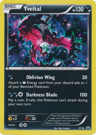 Yveltal (XY06) (Jumbo Card) [XY: Black Star Promos] | Good Games Adelaide SA