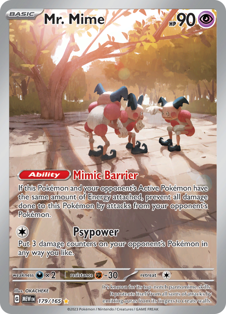 Mr. Mime (179/165) [Scarlet & Violet: 151] | Good Games Adelaide SA