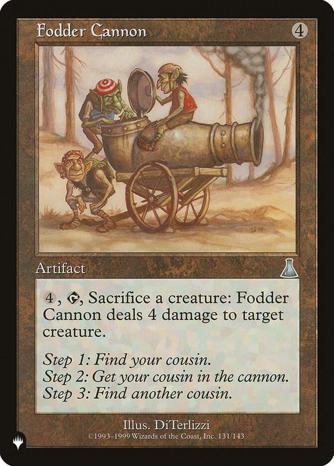 Fodder Cannon 131/143 (The List Reprints)  | Good Games Adelaide SA