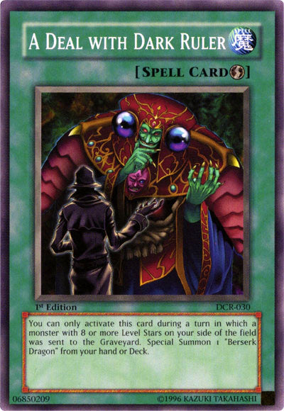 A Deal with Dark Ruler [DCR-030] Common | Good Games Adelaide SA