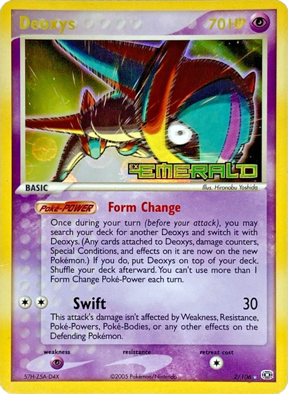 Deoxys (2/106) (Stamped) [EX: Emerald] | Good Games Adelaide SA
