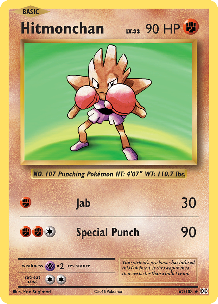 Hitmonchan (62/108) [XY: Evolutions] | Good Games Adelaide SA