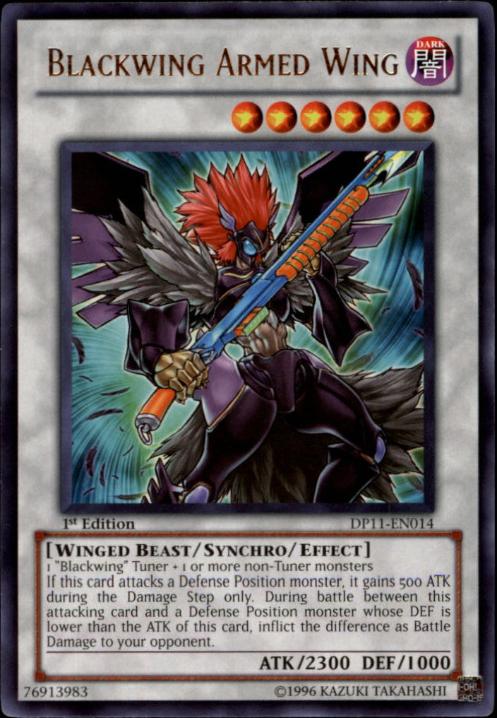 Blackwing Armed Wing [DP11-EN014] Rare | Good Games Adelaide SA
