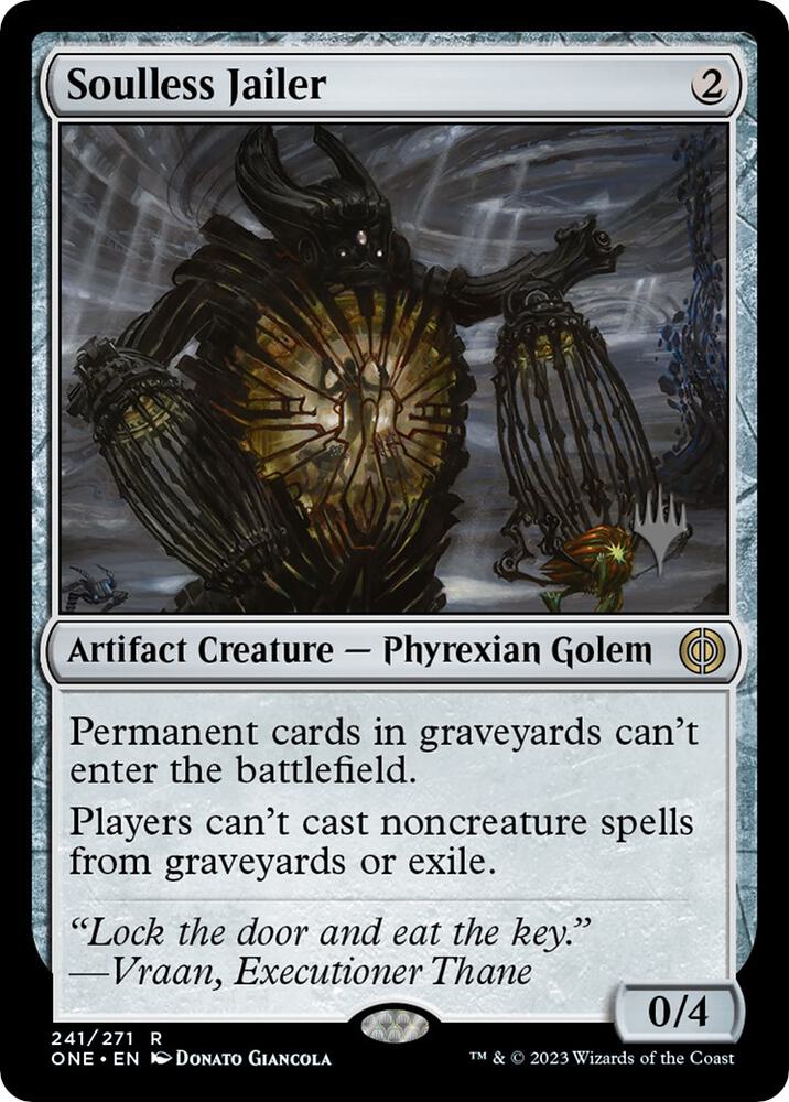 Soulless Jailer 241 (Promo Pack: Phyrexia: All Will Be One)  | Good Games Adelaide SA
