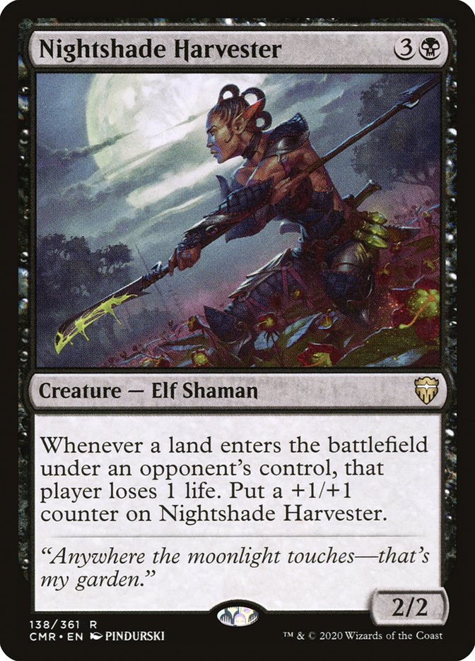 Nightshade Harvester [Commander Legends] | Good Games Adelaide SA
