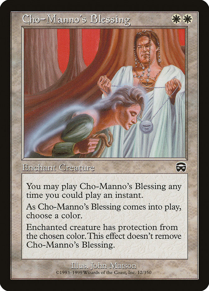 Cho-Manno's Blessing 12 (Mercadian Masques)  - Foil | Good Games Adelaide SA