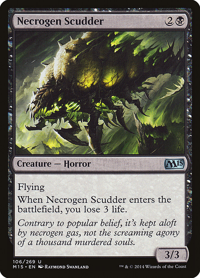 Necrogen Scudder 106 (Magic 2015 (M15))  - Foil | Good Games Adelaide SA
