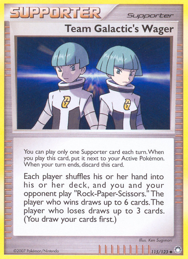 Team Galactic's Wager (115/123) [Diamond & Pearl: Mysterious Treasures] | Good Games Adelaide SA