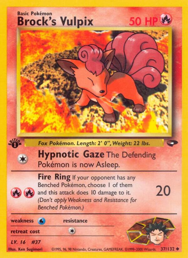 Brocks Vulpix 037/132 (Gym Challenge)  - Unlimited | Good Games Adelaide SA