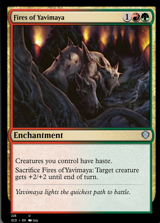 Fires of Yavimaya [Starter Commander Decks] | Good Games Adelaide SA