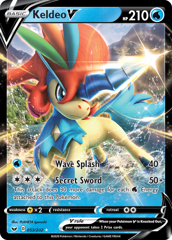 Keldeo V (053/202) [Sword & Shield: Base Set] | Good Games Adelaide SA