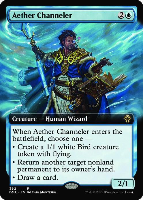 Aether Channeler Extended Art 392 (Dominaria United)  | Good Games Adelaide SA