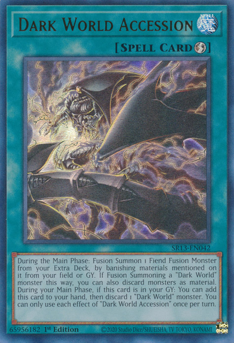 Dark World Accession [SR13-EN042] Ultra Rare | Good Games Adelaide SA