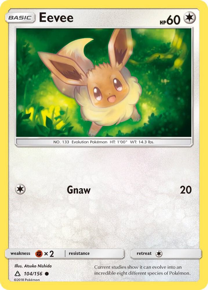 Eevee 104/156 (SM - Ultra Prism)  | Good Games Adelaide SA