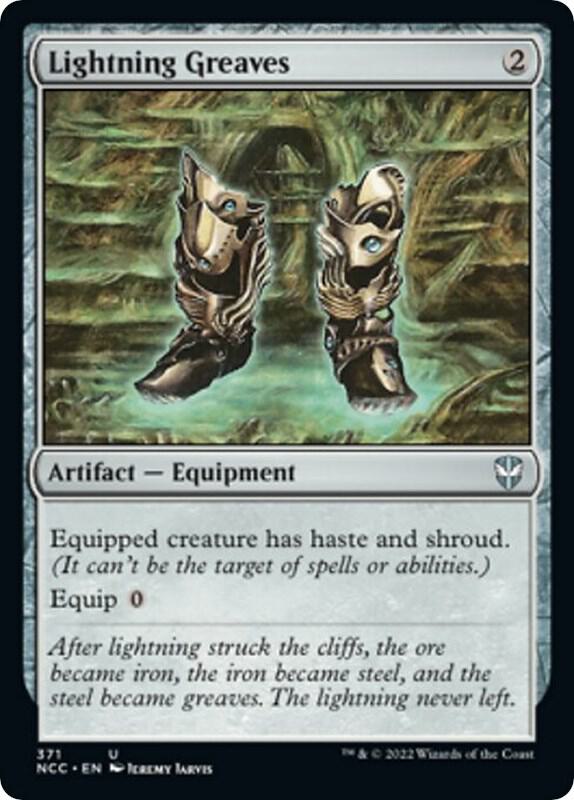 Lightning Greaves 371 (Commander: Streets of New Capenna)  | Good Games Adelaide SA