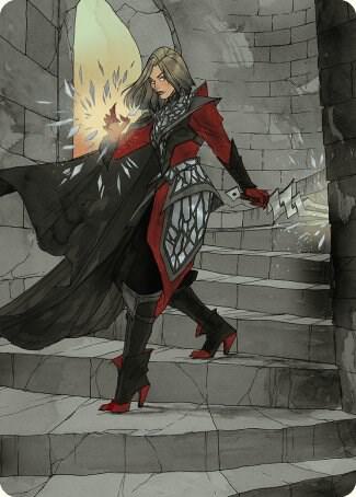 Rowan Scion of War Art Card 59 81 59 (Art Series: Wilds of Eldraine)  | Good Games Adelaide SA