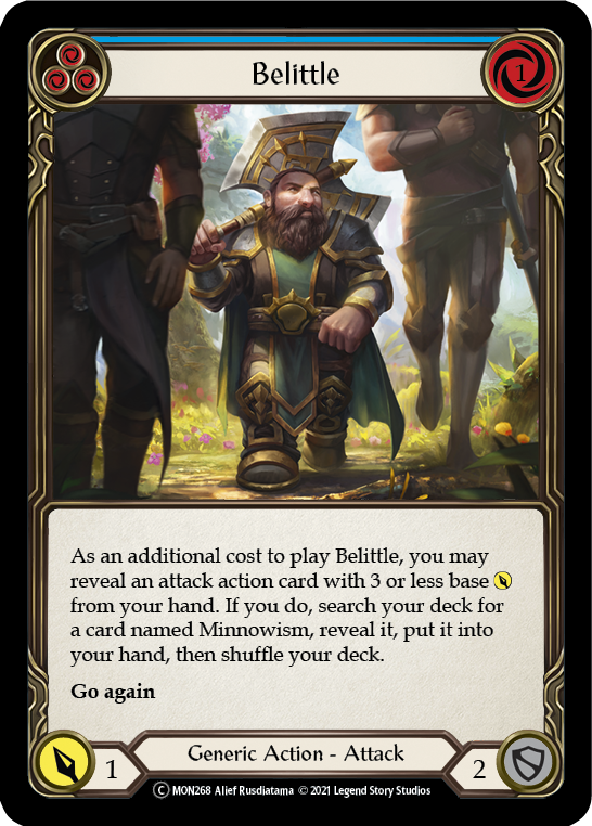 Belittle (Blue) [U-MON268-RF] Unlimited Rainbow Foil | Good Games Adelaide SA