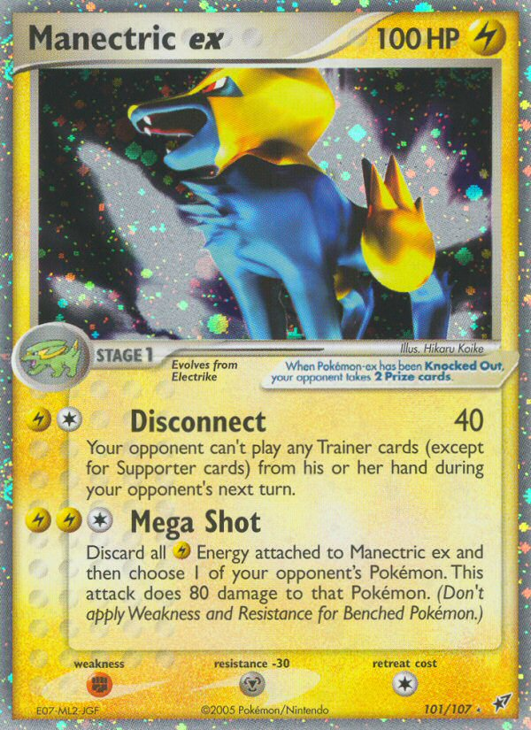 Manectric ex (101/107) [EX: Deoxys] | Good Games Adelaide SA