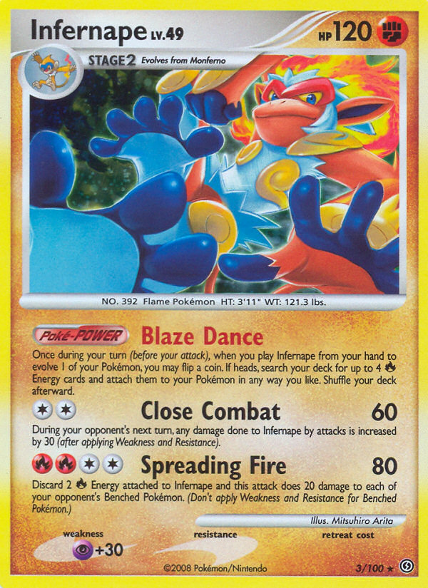 Infernape (3/100) [Diamond & Pearl: Stormfront] | Good Games Adelaide SA
