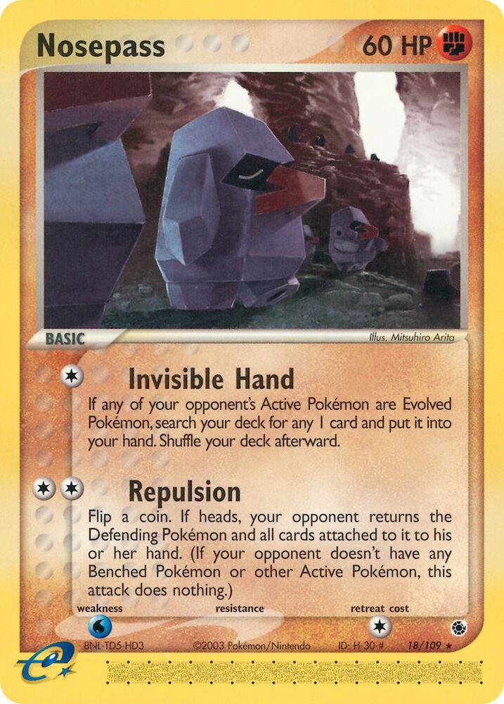 Nosepass 18/109 (Ruby and Sapphire)  | Good Games Adelaide SA