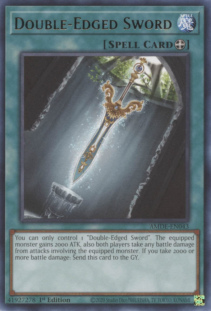 Double-Edged Sword [AMDE-EN043] Rare | Good Games Adelaide SA