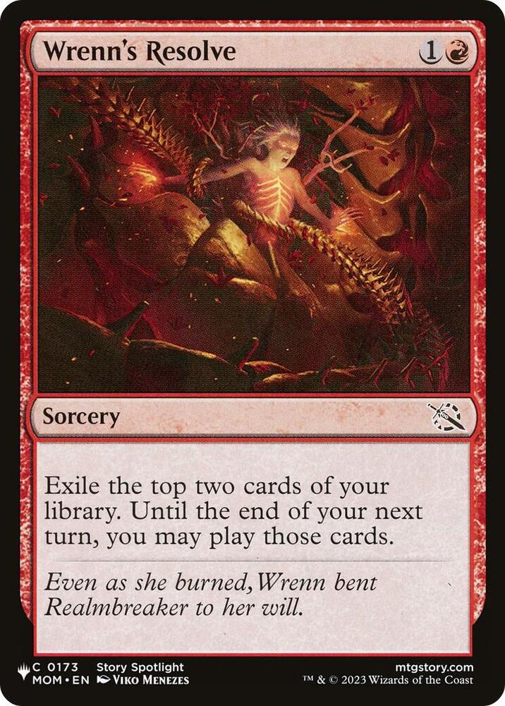 Wrenns Resolve 0173 (The List Reprints)  | Good Games Adelaide SA
