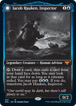 Jacob Hauken Inspector 332 (Innistrad: Double Feature)  - Foil | Good Games Adelaide SA