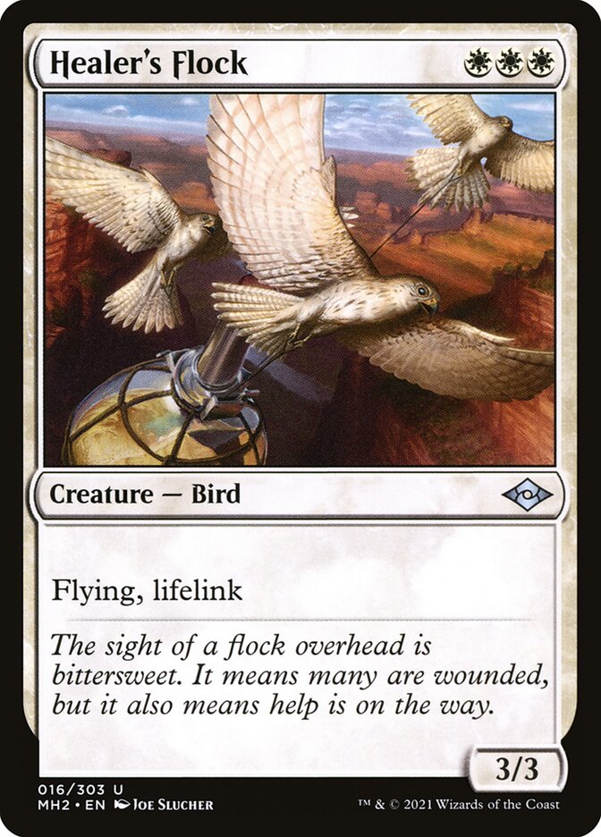 Healer's Flock 16 (Modern Horizons 2)  - Foil | Good Games Adelaide SA