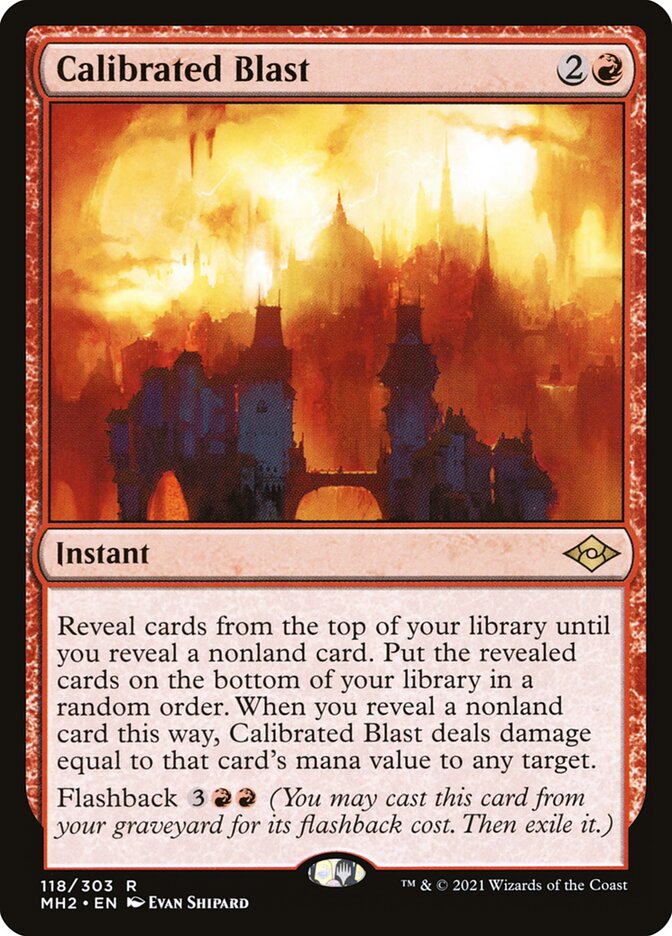 Calibrated Blast 118 (Modern Horizons 2)  - Foil | Good Games Adelaide SA