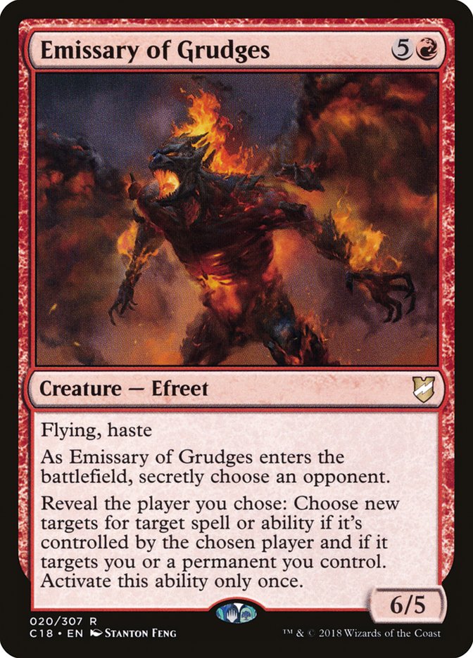 Emissary of Grudges 20 (Commander 2018)  | Good Games Adelaide SA