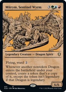 Miirym Sentinel Wyrm Showcase 431 (Commander Legends: Battle for Baldur's Gate)  | Good Games Adelaide SA